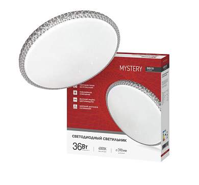 ASD/InHome светильник светодиодн. декоративный 36W(3240lm) 4000К 4K 390х78 IP40 DECO MYSTERY 3423 (арт. 957893)