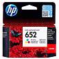 Картридж струйный HP (F6V24AE) DeskJet 2135/3635/3835/4535/4675/1115, №652, цветной, оригинальный ресурс 200 стр. (арт. 362220)