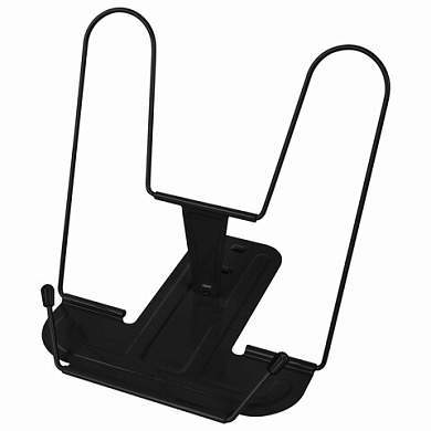 Подставка для книг и учебников BRAUBERG LINE+, металлическая, черная, европодвес, 238214 (арт. 238214)