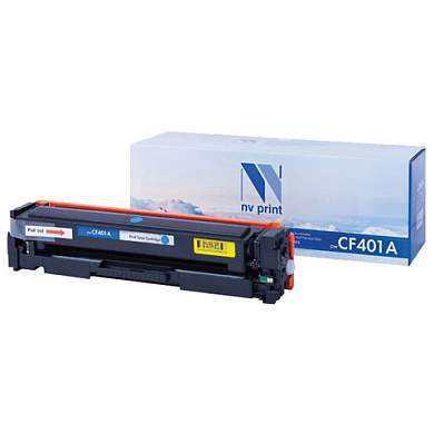 Картридж лазерный NV PRINT (NV-CF401A) для HP M252dw/M252n/M274n/M277dw/M277n7, голубой, ресурс 1400 страниц (арт. 363412)