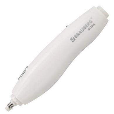 Ластик электрический BRAUBERG "ULTRA", АККУМУЛЯТОР, зарядка USB, + 16 сменных ластиков, 229609 (арт. 229609)