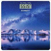 Весы напольные SCARLETT SC-BS33E022, электронные, вес до 180 кг, квадратные, стекло, звездное небо (арт. 457198)