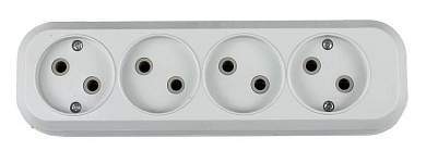 ASD/InHome Колодка 4 роз. 202x59x30 У-4-GRAND 5040 IP20 0497 (арт. 640333)