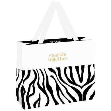 Пакет подарочный 32*26*12см MESHU "Animal print", отд. фольгой, матовая ламинация (арт. 339836)