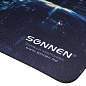 Коврик для мыши SONNEN "SINGULARITY", резина + ткань, 220х180х3 мм, 513293 (арт. 513293)