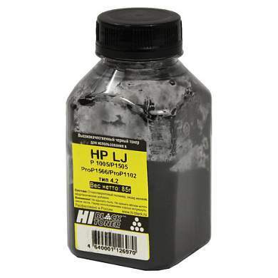 Тонер HI-BLACK для HP LJ P1005/1006/1102/1505/1566, фасовка 85 г, 2010408551 (арт. 361268)
