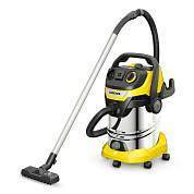 Пылесос хозяйственный KARCHER WD 6 PS, мусоросборник 30 л, мощность 1300 Вт, желтый, 1.628-360.0 (арт. 456637)