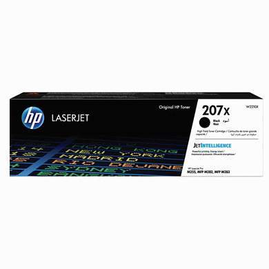Картридж лазерный HP (W2210X) Color LJ M282/M283/M255, №207X, черный, оригинальный, ресурс 3150 страниц (арт. 363548)