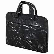 Сумка портфель HEIKKI STYLE (ХЕЙКИ) с отделением для ноутбука 13-14", 3 кармана, черная, 26х36х3 см, 272606 (арт. 272606)
