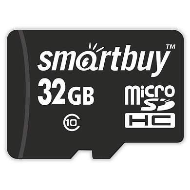 Карта памяти SmartBuy MicroSDHC 32GB UHS-1, Class 10, скорость чтения 30Мб/сек (арт. 347733)