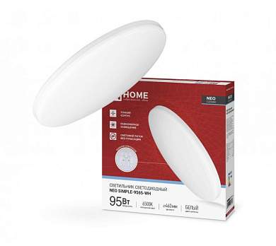 ASD/InHome светильник светодиодн. декоративный 95W(7600lm) 6500K 6K 460x67 IP40 NEO SIMPLE 0866 (арт. 934200)