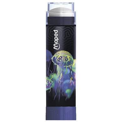Ластик выдвижной MAPED "Deepsea Paradise", 88х26х21 мм, яркий цвет корпуса, 152012 (арт. 272973)