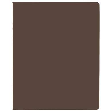 Тетрадь А5 48 л., HATBER, скоба, клетка, Soft-touch ламинация, SoloMatte "Шоколадный мусс", 092730, 48Т5лВ1 (арт. 405668)