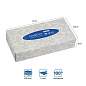 Салфетки косметические OfficeClean, 2-слойные, 20*20см, в картонном боксе, белые, 100шт. (арт. 279679)