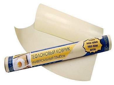 Коврик для выпечки тефлоновый 33*40см, универсальный, 100мкм, т/у Kroll (арт. 564323)