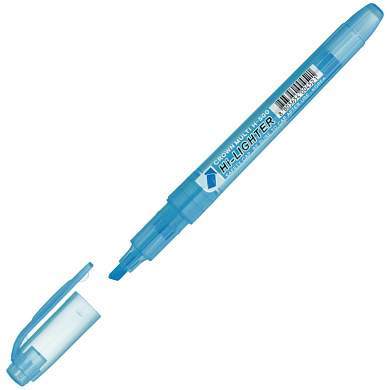 Текстовыделитель Crown "Multi Hi-Lighter" голубой, 1-4мм (арт. 207927)