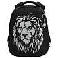 Ранец BRAUBERG SHINY, 2 отделения, с брелком, "Savage lion", светящийся рисунок, 38х28х14 см, 272039 (арт. 272039)