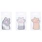 Самоклеящийся блок фигурный MESHU "Paws", 40л., европодвеc, ассорти (арт. 362689)
