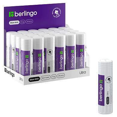 Клей-карандаш Berlingo "Ultra", 15г, ПВП (арт. 104280)