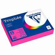 Бумага цветная CLAIREFONTAINE, А4, 80 г/м2, 500 л., неон, розовый, 2973PC (арт. 116724)