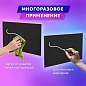 Доска меловая 50х70 см, немагнитная, без рамки, ПВХ, ЧЕРНАЯ, BRAUBERG, 238317 (арт. 238317)