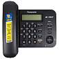 Телефон PANASONIC KX-TS2358RUB, черный, память 50 номеров, АОН, спикерфон, ЖК дисплей с часами, тональный / импульсный режим (арт. 260341)