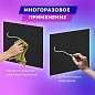 Доска меловая 30х30 см, немагнитная, без рамки, ПВХ, ЧЕРНАЯ, BRAUBERG, 238316 (арт. 238316)