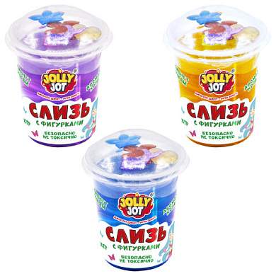 Слайм, слизь с фигурками, русалочки, 200 г, АССОРТИ 3 вида, JOLLY JOT (ДЖОЛЛИ ДЖОТ), 666666 (арт. 666666)