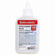 Клей канцелярский силикатный BRAUBERG "Standard" (для бумаги, картона) 110 г, 228416 (арт. 228416)