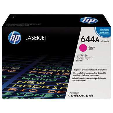 Картридж лазерный HP (Q6463A) ColorLaserJet CM4730, пурпурный, оригинальный, ресурс 12000 стр. (арт. 360643)