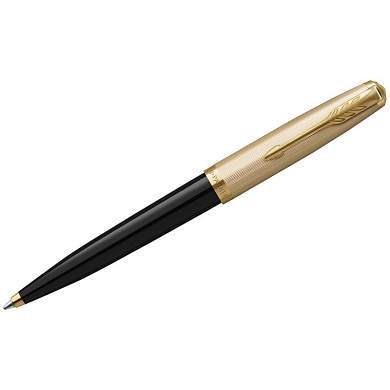 Ручка шариковая Parker "51 Deluxe Black GT" черная, 1,0мм, поворот., подарочная упаковка (арт. 347048)