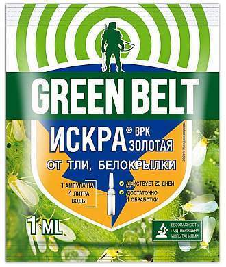 Искра золотая 1мл. (защита от колорад. жука, тли, белокрылки) ампула (имидаклоприд) Грин Бэлт 01-192 (арт. 150004)