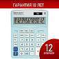 Калькулятор настольный BRAUBERG EXTRA PASTEL-12-LB (206x155 мм), 12 разрядов, двойное питание, ГОЛУБОЙ, 250486 (арт. 250486)