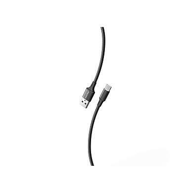 Кабель Smartbuy S14, USB - Type-C, 3A output, 1м, черный (арт. 384286)