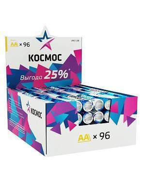 Элемент питания Космос LR6/316 SP (96 дисплей бокс) (арт. 405736)