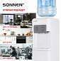 Кулер для воды SONNEN FSC-02AC, напольный, НАГРЕВ/ОХЛАЖДЕНИЕ КОМПРЕССОР, шкаф, 2 крана, белый, 455420 (арт. 455420)