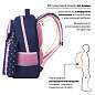 Рюкзак ЮНЛАНДИЯ COMPLETE с пеналом в комплекте, эрго-спинка, "Pink bow", 42х29х14 см, 229972 (арт. 229972)