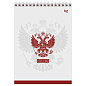 Блокнот А5 80л. на гребне BG "Россия", твердая подложка (арт. 385102)