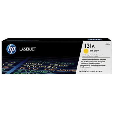 Картридж лазерный HP (CF212A) CLJ Pro 200 M276n/M276nw, №131A, желтый, оригинальный, ресурс 1800 страниц (арт. 361092)