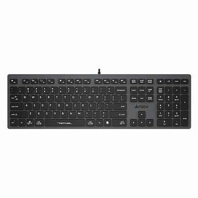 Клавиатура проводная A4TECH Fstyler FX50, USB, 109 кнопок, серая, 1624628 (арт. 513918)