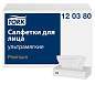 Салфетки косметические 100 штук в картонном боксе, 2-слойные, Tellus/TORK Premium (Система F1), 120380 (арт. 126560)