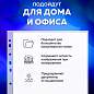 Папки-файлы перфорированные БОЛЬШОЙ ВМЕСТИМОСТИ до 200 листов, А4, КОМПЛЕКТ 10 шт., 180 мкм, BRAUBERG, 226833 (арт. 226833)