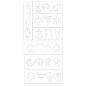 Фломастеры для кожи 4 ЦВЕТА CENTROPEN "Tattoo", + 16 трафаретов, смываемые, 2880/4BL, 628800405 (арт. 151186)