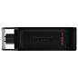 Флеш-диск 256 GB KINGSTON DataTraveler 70, разъем Type-C 3.2, черный, DT70/256GB (арт. 514066)