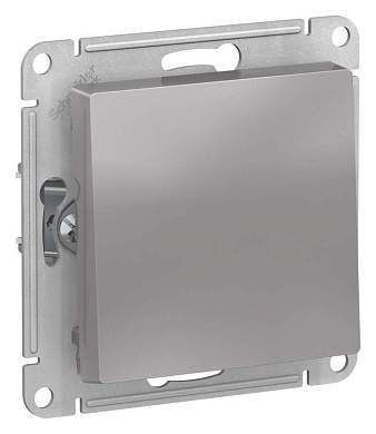 Schneider AtlasDesign мех. выкл. СУ 1 кл. алюминий (пласт. осн.) ATN000311 (арт. 662431)