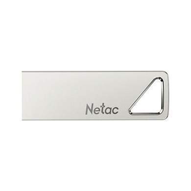 Флеш-диск 64 GB NETAC U326, USB 2.0, металлический корпус, серебристый, NT03U326N-064G-20PN (арт. 513712)