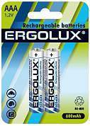 Аккумулятор Ergolux R03 600mAh Ni-Mh BL2 (арт. 641527)