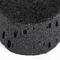 Губки для посуды OVAL BLACK 95х65х35 мм КОМПЛЕКТ 6 шт., КРУПНОПОРИСТЫЙ поролон/абразив LAIMA, 608649 (арт. 608649)