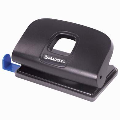 Дырокол BRAUBERG "Extra", до 10 листов, черный, 229090 (арт. 229090)