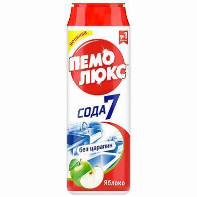 Чистящее средство 480 г, ПЕМОЛЮКС Сода-5/7, "Яблоко", порошок, 2414453 (арт. 601896)